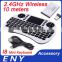 2016 Hot ENY OEM I8 2.4GHz wifi wireless mini wireless hebrew keyboard