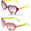 Wholesales Cheapest Simple Plastic Heart Children Sunglasses