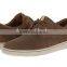 Man's suede upper lace-up dress boat shoes