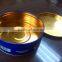 Oval and Square biscuit tin box golden & silver color