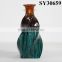 Green small glazed cheap ceramic flower vase