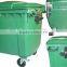 eco friendly industrial outdoor hdpe 1100 liter garbage bin recycling