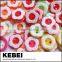 Best selling hight quality flower shape custom plastic buttons for garments