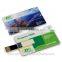 Promotional gift plastic material 1GB, 2GB, 4GB full color branded credit card shaped usb flash memory pen drive                        
                                                                                Supplier's Choice