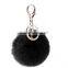 8cm rabbit hair ball bag keychain with high quality