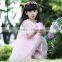 2015 new fashion flower girl net dresses
