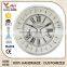 Custom Logo Decorative Vintage Wood Quartz Wall Clock Parts