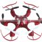 2.4GHz 3D flips camera medium rc hexacopter UFO hexa drone with three colors blue red gold