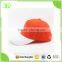 High Quality Orange Comfortable Kids Baseball Cap with Custom Logo