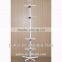 5 tier floor rotating hooks display stand with impact design