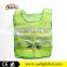 Wholesale reflex fabric warning traffic satety reflective running vest cloth with CE and ROHS