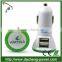 Promotional usb mobile phone car charger with dual USB ports 5V 1.5A/2.1A