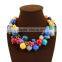 Fashion necklace jewelry wholesales statement handmake acrylic bead necklace in China