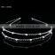 2016 New wedding jewelry silver pear headband crystal hairband wholesale