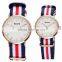 Alibaba hot Selling nato nylon strap watch pictures of fashion girls watches
