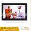 Slim led lightbox love photo frame edge lit aluminum profile with magnetic open type structure