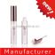 Newest round clear plastic lip gloss tube with applicator