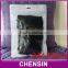 Apparel transparent plastic bag/underwear zipper pouch/white clear bag