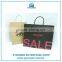 Decorative Handmade Pantone Black Color Printing Kraft Paper Gift Bags