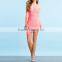 Beach Wear Halter Neck Wrarp Dress,Watermelon Pink Fashion Lace Dress Patterns For Ladies