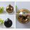 Black & Yellow Christmas Glass Ball, Clear Glass Christmas Ball Ornaments