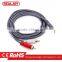 High speed 2RCA to DC 3.5mm input and output audio video av cable