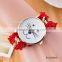 Women New Classic Geneva Ethnic Braided Analog cat face Chain Quartz Watch