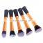 5 PCS Pro Cosmetic Makeup brushes professional face care Make up foundation brush Kit Makeup Brushes Tools