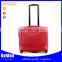 hot sale China wholesale four wheels abording luggage PU leather trolley spinner suitcase