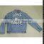 Light-blue Jeans Woman Clothes With Special Painting