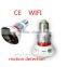 Home Security hidden wifi camera light bulb cctv camera system