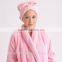 Antibacterial Ultra Soft and Extremely absorbent girl bathrobe