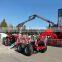 High quality CE certificate 1-12 tons log trailers with grapple for sale