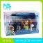 ZT8791 new 5 inch Movable Joints Anna and Elas princess with house,furniture and olaf