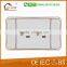 Made in China double two pin socket , wall socket frame