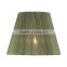 high quality crystal wood resin desk lamp shade tan linen white lining barrel lamp shade replaceable