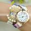 Guangzhou supplier fashion wrap bracelet watch lady shell bracelet watch