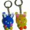 fashion made soft silicone keychain / custom keychain