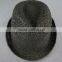 handmade corchet black paper grass straw jazz fedora top hats