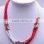 Foreign trade export fashions neck beads designs CCB multilayer latest design beads necklace