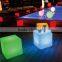PE plastic IP54 lighted remote control colorful outdoor relax chair