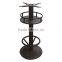 2016 hot sale wholesale furniture bar height cast iron dining restaurant table base 4 legs