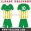 2016 Fashion Design Dri Fit Sublimation Football Jerseys Sports Soccer Jersey , Cheap Custom Footall Soccer Uniform