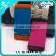 Soft touch feeling slim 5000mah built in cable power bank