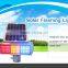Red yellow blue module traffic signal lights road safety solar flashing light