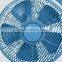 12 inch simple design electric plastic blue box fan made in China