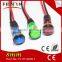plastic waterproof high light 8mm 230v yellow blue red green white led signal tower light