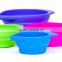 Colorful Kitchen Hot Selling Folding Silicone Measuring Cups 4-Piece Set