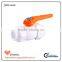 Double union ball valve for water with brass/PPR body