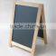 natural slate chalk board with wooden frame